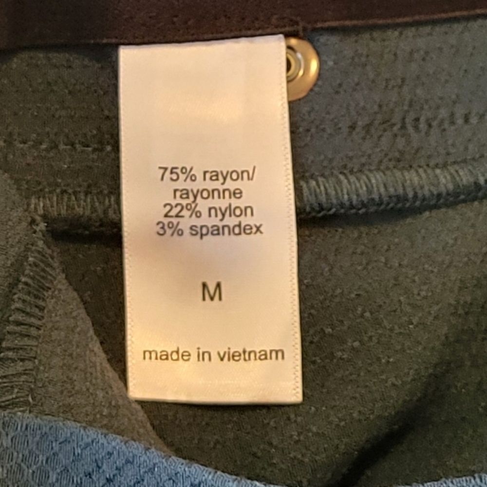Maurice's Dark Green Mid Rise Cropped Pull-on Pants Size M - Picture 8 of 8